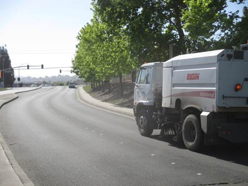 Hilltop Landscape Maintenance District Crew Street Sweeping